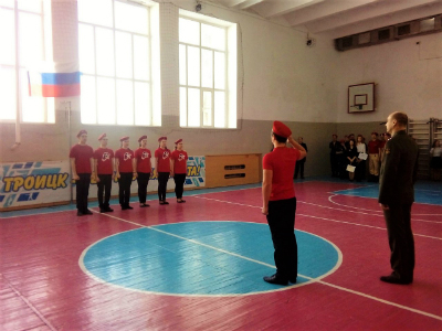Сельские школьники приняли участие в игре Троицкая крепость