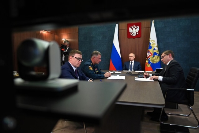 Владимир Путин провел встречу с Алексеем Текслером
