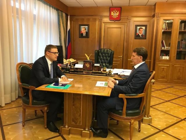 Глава региона Алексей Текслер встретился с вице-премьером Правительства РФ Алексеем Гордеевым