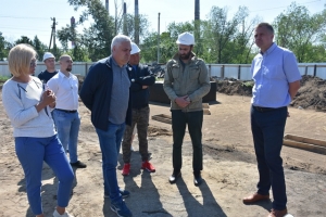 Александр Виноградов провел очередное выездное совещание на строительной площадке нового источника теплоснабжения для поселка Энергетиков