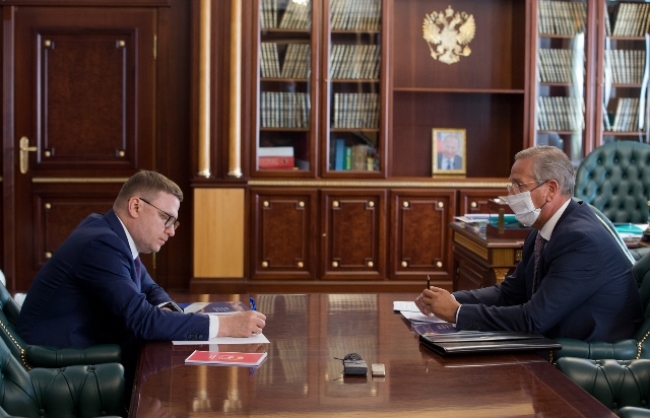 Алексей Текслер обсудил с Александром Гончаровым вопросы улучшения делового климата в регионе
