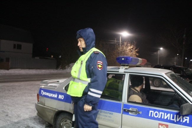 В Троицке за одну ночь задержали пять лиц, находящихся в розыске