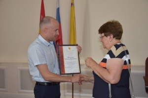 Почетной грамотой главы города награждена ветеран градостроительной отрасли Шипилова Татьяна Николаевна
