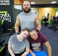 Дмитрий Локтионов с супругами Дробинскими