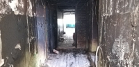 В прошедшие выходные произошел пожар в многоквартирном доме на ул. Строителей