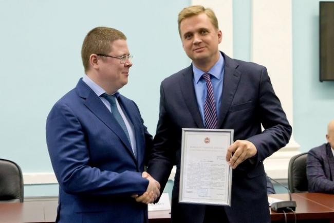 Александру Виноградову вручили благодарственное письмо от губернатора Челябинской области